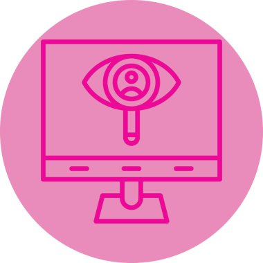 seo modern simgesinin vektör illüstrasyonu