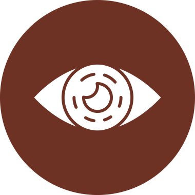 Göz simgesi vektör illüstrasyonu