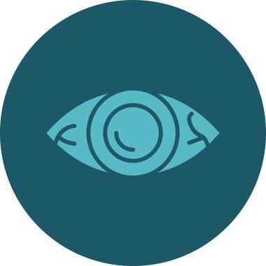 güzel göz vektör çizgisi simgesi