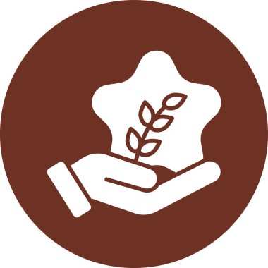 Bir bitkinin vektör illüstrasyonu