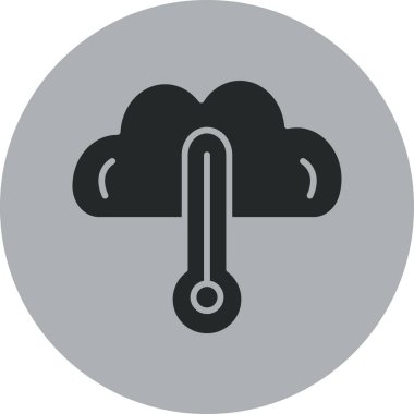 Bulut. Web simgesi basit illüstrasyon