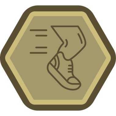 Tek bir izole simgenin vektör illüstrasyonu