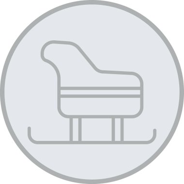 kanepe çizgisi vektör simgesi