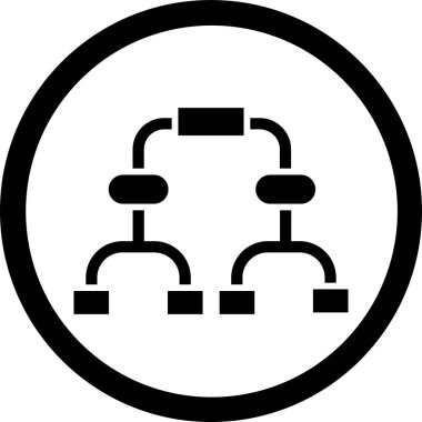 ağ paylaşım simgesi çizimi