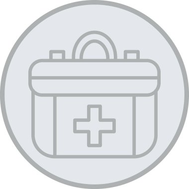 Çanta simgesinin vektör illüstrasyonu