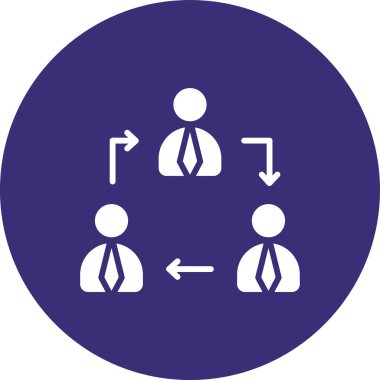 İnsan simgesinin vektör illüstrasyonu