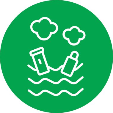 Bir şişenin vektör illüstrasyonu