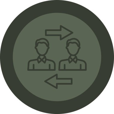 seo modern simgesinin vektör illüstrasyonu