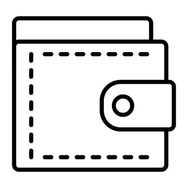 cüzdan ikonu vektör illüstrasyonu