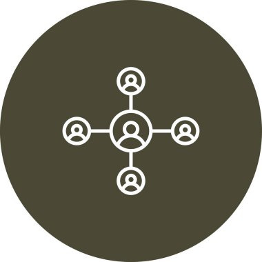 İş ve finans simgesinin vektör illüstrasyonu