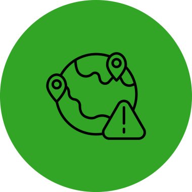 vektör Dünya simgesi illüstrasyonu