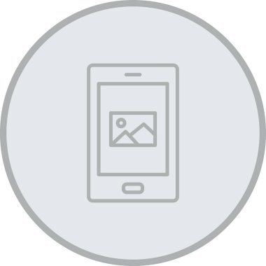 Hareket eden telefon vektör simgesi