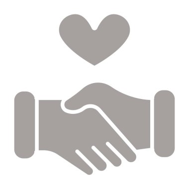 Tokalaşma ikonu vektör illüstrasyonu. El işareti sembolü.