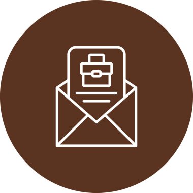 Vektör E- posta simgesi illüstrasyonu