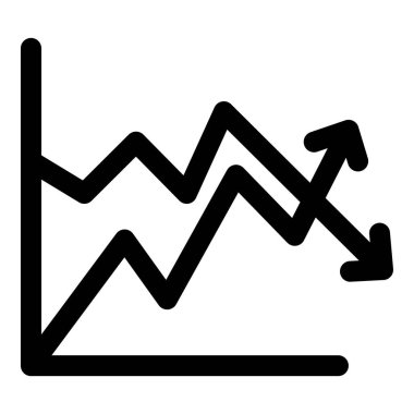 Grafik grafik vektör simgesi