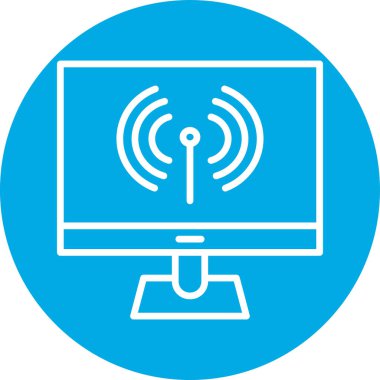 wifi simgesi vektör illüstrasyonu