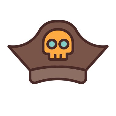 izole kafatası ve şapka tasarımı