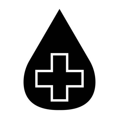 kan damlası vektör çizimi