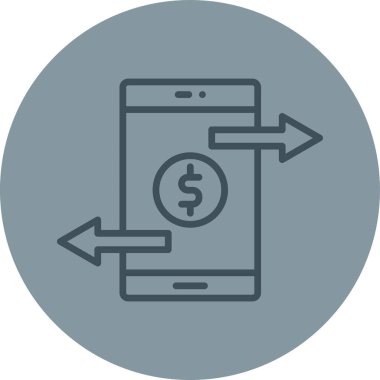 Vektör Mobil simge illüstrasyonu