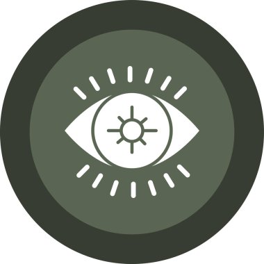 Göz simgesi vektör illüstrasyonu