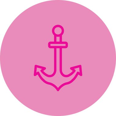 Çapa. Web simgesi basit illüstrasyon