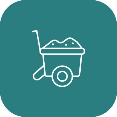 bebek taşıma çizgisi simgesi, vektör, illüstrasyon