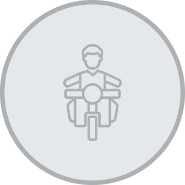 motosiklet web simgesi basit tasarım