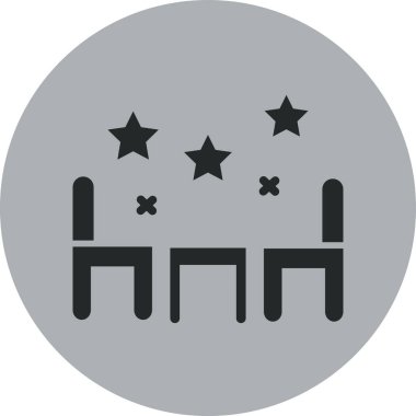 Soyut arkaplan gruplandırılmış yıldız simgesi