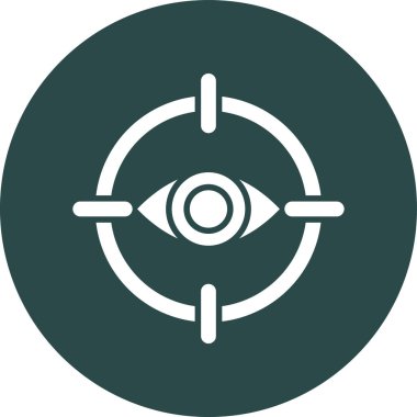 Göz simgesi vektör illüstrasyonu