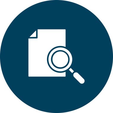 Büyüteç simgesini vektör çizim