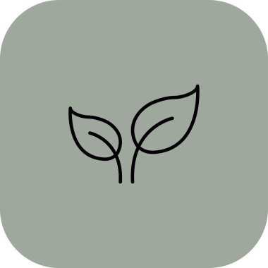 Ağaç simgesinin vektör çizimi