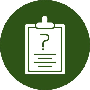 Soru işareti vektör illüstrasyonu