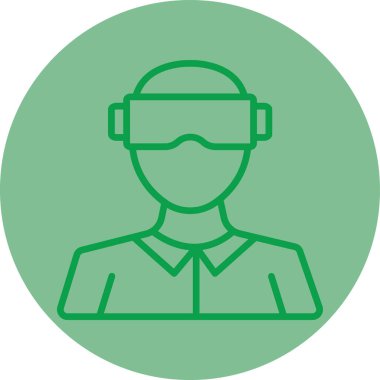 man simgesi vektör illüstrasyonu