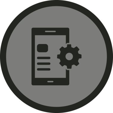 seo modern simgesinin vektör illüstrasyonu