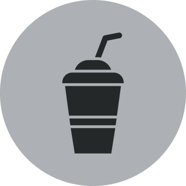 kahve simgesi, vektör illüstrasyonu