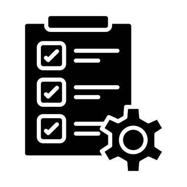 Kontrol listesi vektör illüstrasyonu