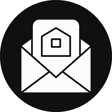 Vektör e- posta ağı Simgesi