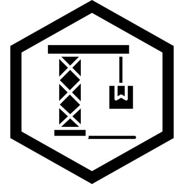 Bir ev simgesinin vektör illüstrasyonu