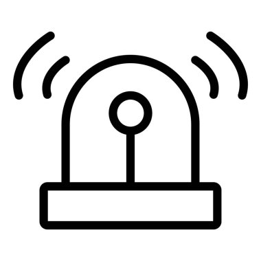 Uyarı web simgesi, vektör çizim