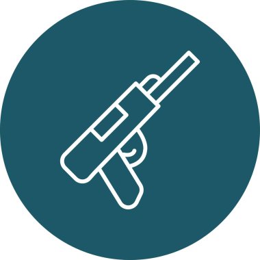 Bir şırınga simgesinin vektör çizimi