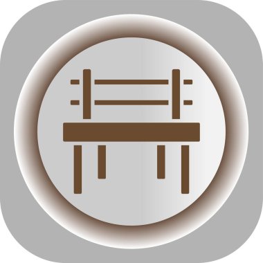 spor salonu simgesi dijital vektörü