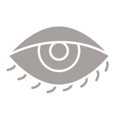 Göz simgesini vektör web ve mobil uygulaması tasarım, göz logo kavramı için izole üzerinde beyaz arka plan