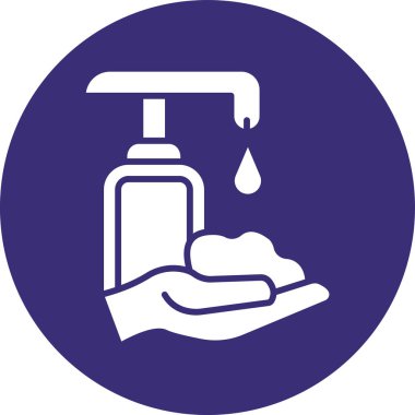 duş yıkama düz vektör simgesi