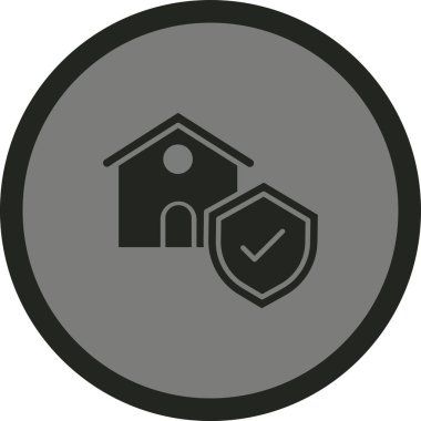 ev simgesi vektör illüstrasyonu