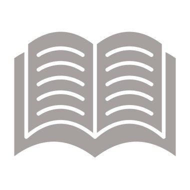 kitap düz vektör simgesi