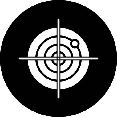 hedef ağ simgesi, vektör illüstrasyonu