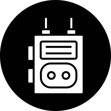 vektör radyo simgesi illüstrasyonu