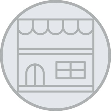 Modern yapı simgesinin vektör illüstrasyonu