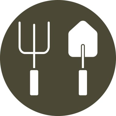 Çatal. Web simgesi basit illüstrasyon