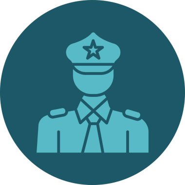 Askeri rozet. Basit tasarım